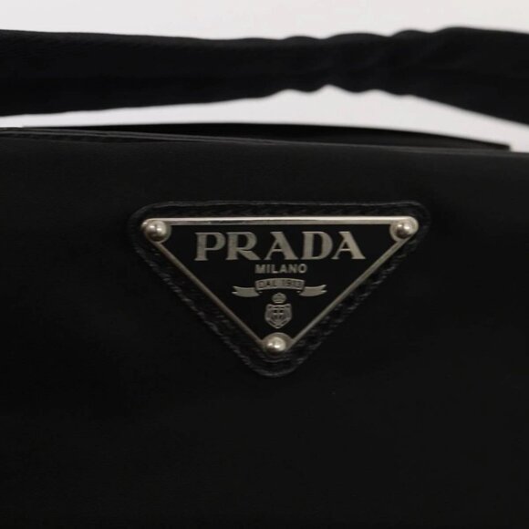 PRADA Garment Cover Nylon Black Silver Auth 84549 - Picture 13 of 16